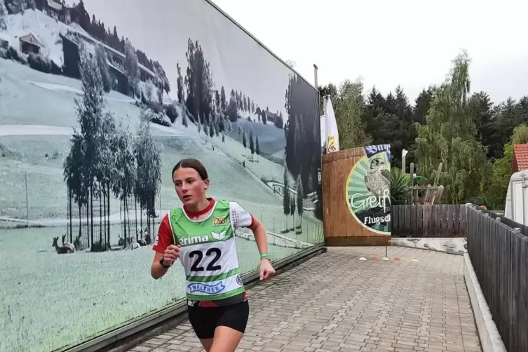 Die deutsche Meisterin im Target Sprint: Tessa Dietrich (SV Steinwenden-Weltersbach). 