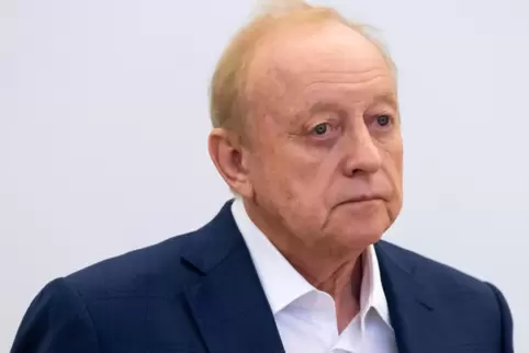 Alfons Schuhbeck am Mittwoch vor Prozessbeginn. 