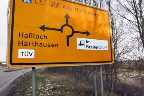Bei Unternehmen wegen seiner verkehrsgünstigen Lage beliebt: das Gewerbegebiet „Im Breitenpfuhl“ in Schwegenheim.