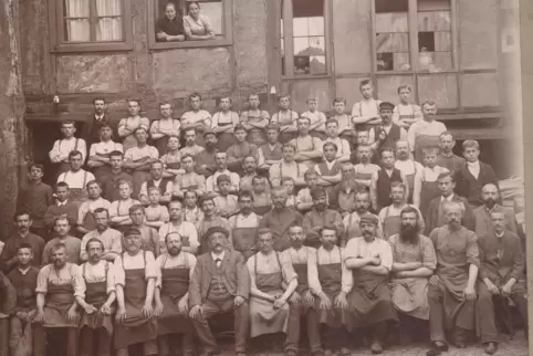 Rund 7000 Arbeiter soll es 1905 in Pirmasenser Fabriken gegeben haben. 
