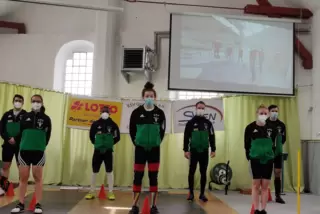 Im Vorjahr wurden die Gegner noch per Leinwand eingeblendet. 