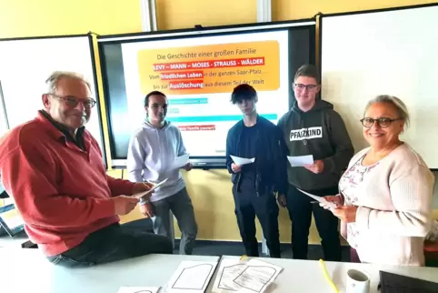 Jean Luc Strauss (links) ist Nachfahre einer jüdischen Familie, die ihre Wurzeln in der Westpfalz hat und im Zweiten Weltkrieg v