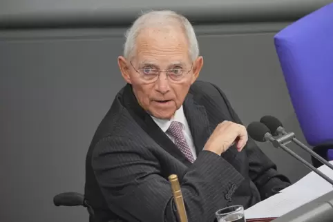Hat nun auch Tipps zur Energiekrise gegeben: Wolfgang Schäuble. 