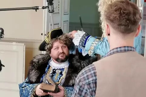Björn Wissmann schlüpfte in die Rolle von König Ludwig. Björn Wissmann schlüpfte in die Rolle von König Ludwig.