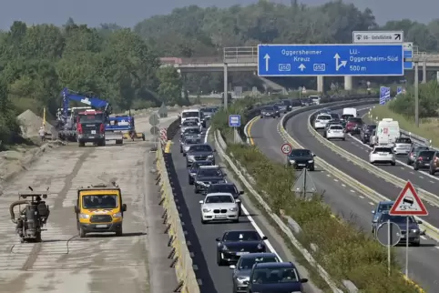  Arbeiten auf der A650: Im Dezember soll das Gesamtprojekt abgeschlossen sein. 