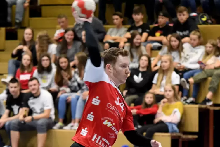 Legt doch keine Handball-Pause ein: Jonas Goll.