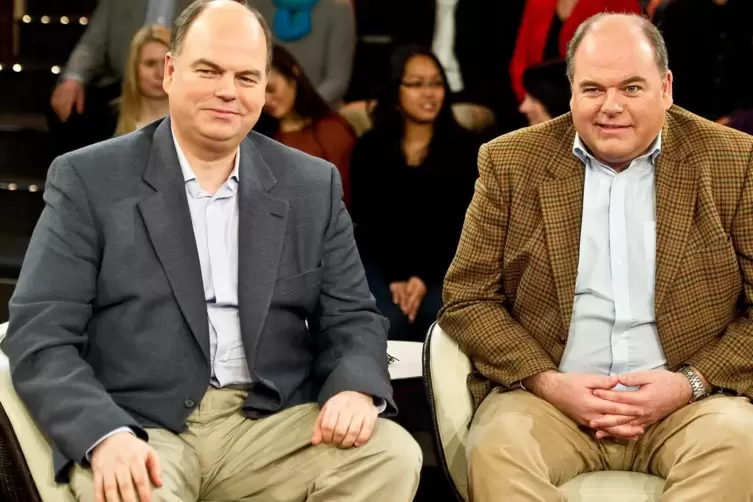 2013 bei Lanz im ZDF: Peter (links) und Walter Kohl, Söhne des Ex-Bundeskanzlers Helmut Kohl (CDU), sprechen über ihre Kindheit 