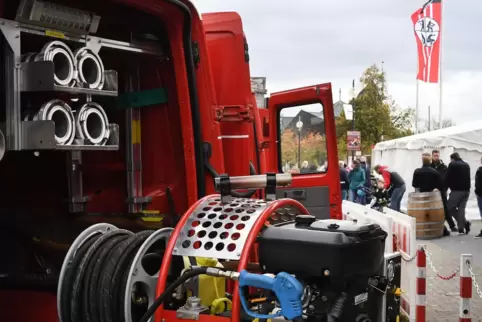 Die Feuerwehr Wachenheim präsentiert am Sonntag wieder ihre Fahrzeuge. 