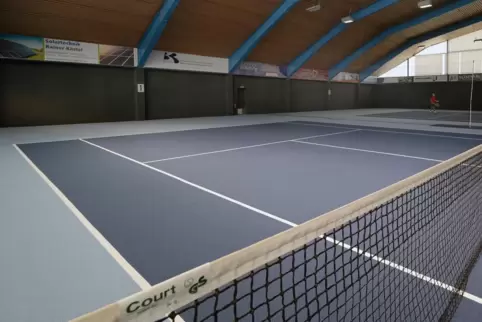 Hat jetzt Saison: Hallentennis.