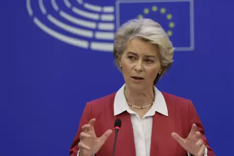 EU-Kommissionspräsidentin Ursula von der Leyen, sagt: „In den letzten Monaten haben wir immer wieder gesehen, dass die EU am stä