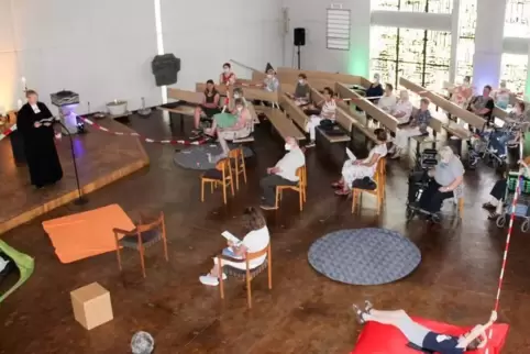 Kein traditioneller Kirchenbau: Hier ist Raum für Provisorisches.