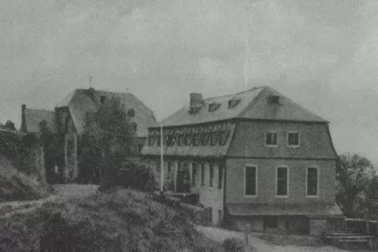 So sah das Geb&auml;ude 1942 aus. 