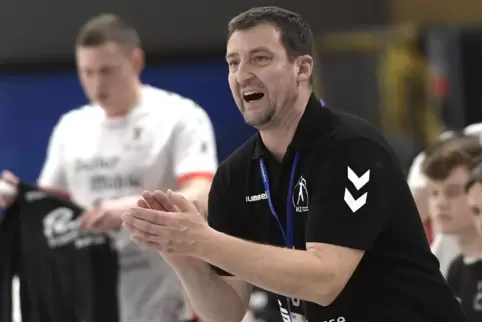 HSG-Trainer Gabriel Schmiedt sieht sein Team nicht chancenlos. 