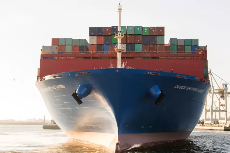 Cosco betreibt eine globale Flotte von rund 1400 Schiffen. 