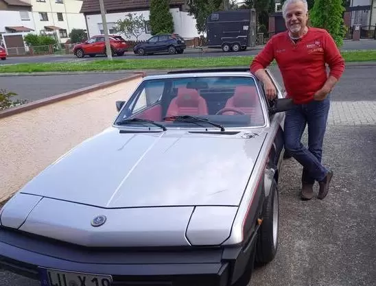 22. Thomas Joksimovic und sein Bertone X1/9 von 1985.