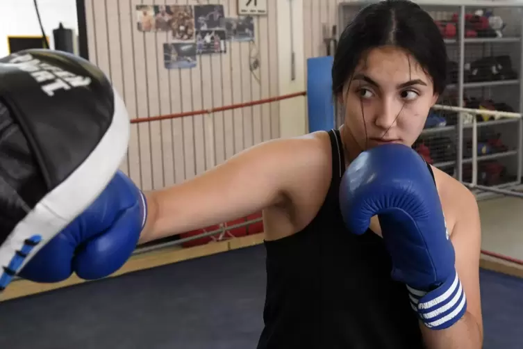 Boxerin Asya Ari vom 1. BC Frankenthal kann sich Hoffnungen machen, zum Top-Talent gek&uuml;rt zu werden. 