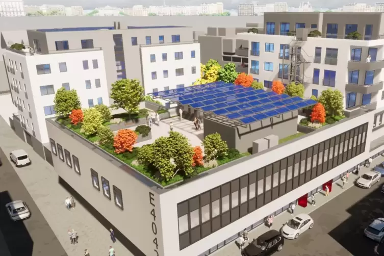 So soll es an der Ecke Eisenbahnstraße und Weberstraße künftig aussehen.