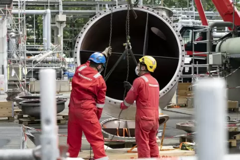 Die BASF gewährt Einblicke, unter anderm beim Steamcracker. 