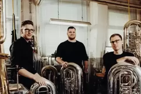 Drei Musiker, ein Instrument: Constantin Hartwig, Fabian Neckermann und Steffen Schmid sind „21meter60“. 