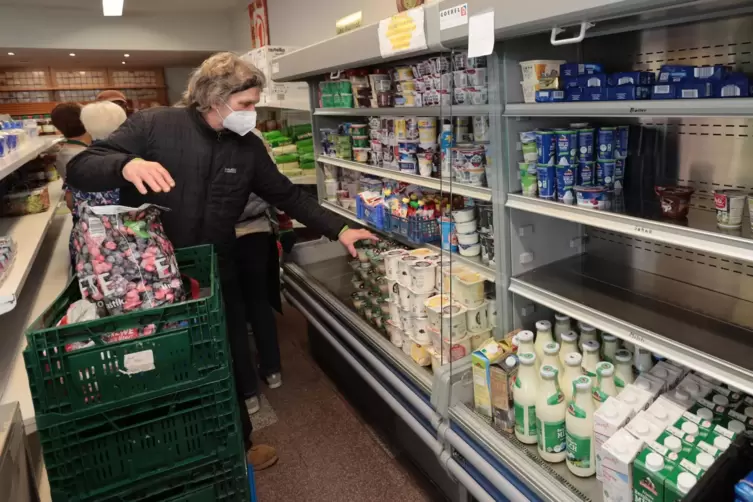 Bei der Gr&uuml;nstadter Tafel kommen gegenw&auml;rtig zu wenige Milchprodukte an, wie die Vorsitzende Barbara B&ouml;ckmann berichtet.