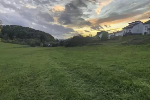 Das Baugebiet grenzt an das Wohngebiet „In den Hopfengärten“ an. Hier sollen bald ein Seniorenzentrum und ein Mehrfamilienhaus e