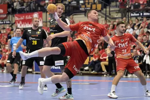 Sergey Gorpishin hatte keinen guten Tag erwischt. Er kam auf einen Treffer für die Eulen Luwigshafen. 