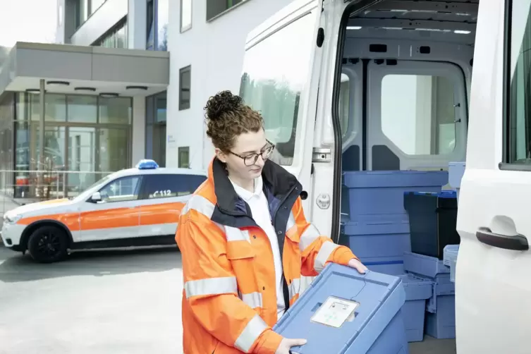 Eine Bito-Pharma-Box im Einsatz f&uuml;r eine Klinik.