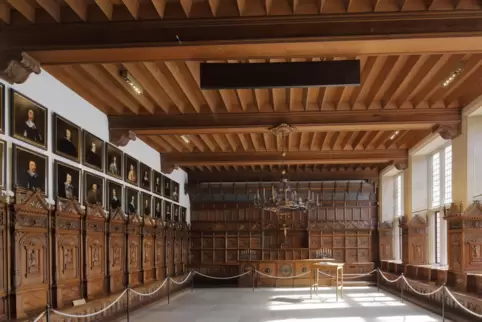 Geschichtsträchtiger Tagungsort: der Friedenssaal im Rathaus von Münster.