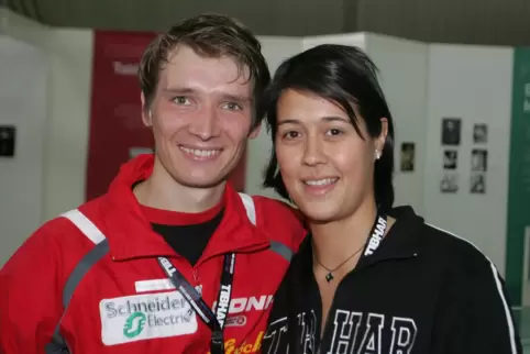 Schon lange ein Paar: die frühere BTTF-Spielerin Bettina Müller, mit ihrem Ehemann, Ex-Tischtennis-Weltmeister Werner Schlager. 