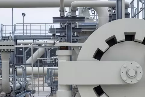 Mehr als Rohre: Eine Infrastruktur wie die Gasversorgung eines Landes – hier die Molchstation von Nord Stream 2 in Lubmin – hat 