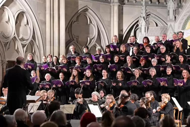 Im November vor drei Jahren: Die Speyerer Kantorei unter Robert Sattelberger sang damals auch eine Messe in d-moll, die „In Bedr