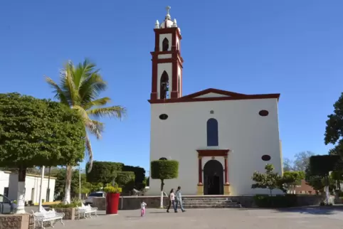 Die Kirche in Badiraguato, der Heimat vieler Drogenbosse.