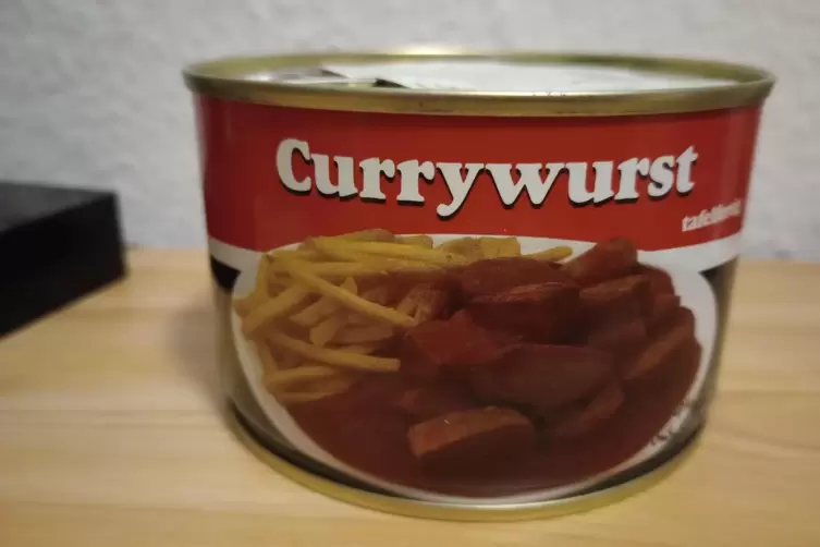 Verkaufsschlager: Die Gries'sche Currywurst in der 400-Gramm-Dose.