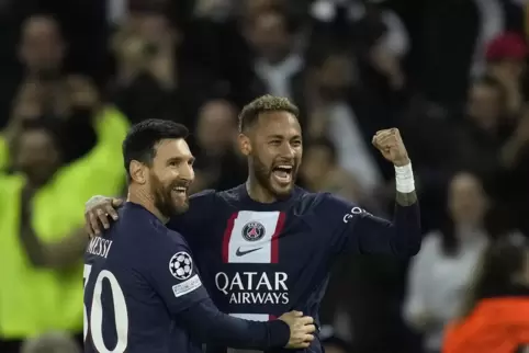 Hammeraufgabe für den FC Bayern: Paris Saint-Germain mit Lionel Messi (links) und Neymar kommen im Achtelfinale der Champions Le