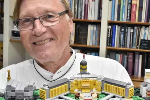 Eines der frühen Werke von Reinhard Domke: Lego-Karlsruhe. 