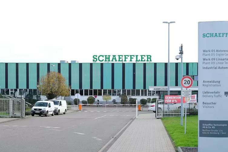 Das Schaeffler-Werk im saarpfälzischen Homburg. 