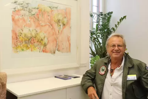 Dieter Bernhardt, hier bei einer früheren Ausstellung in Grünstadt. 