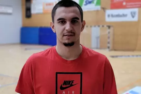 Ist dabei, sich einzugewöhnen: TuS-Neuzugang Mihael Ivanov.