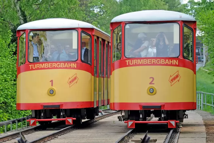 Die Turmbergbahn soll erneuert und verlängert werden.