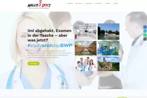 Mit dem Portal Hallo Doc wirbt der Landkreis um junge Mediziner.