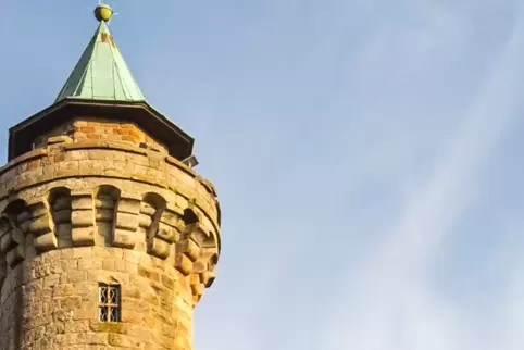 Der Humbergturm bei Kaiserslautern. 