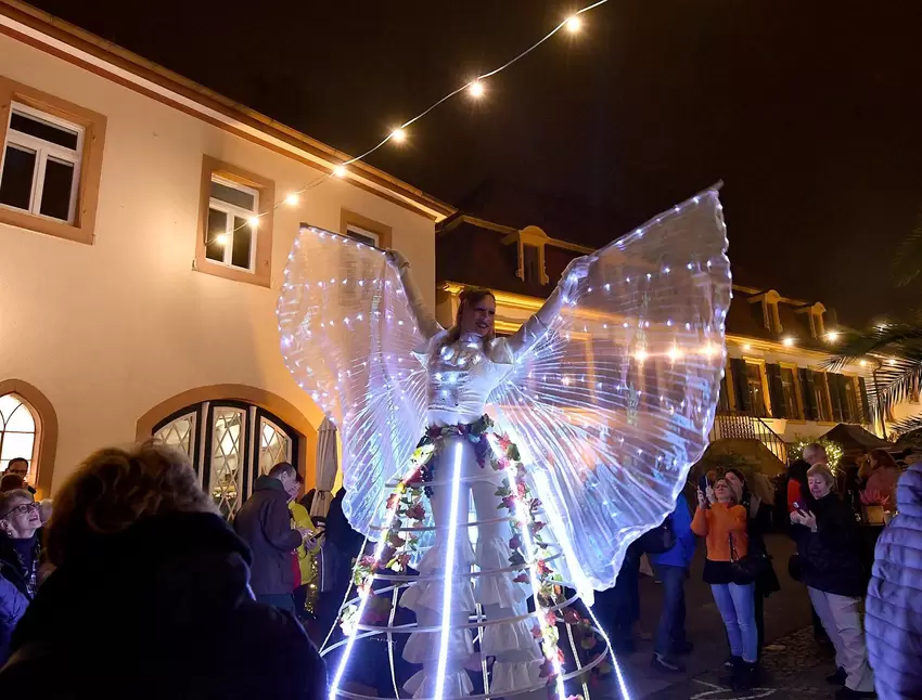 Die Sektkellerei feierte ein Lichterfest.