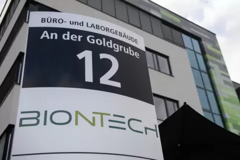 Die Biontech-Zentrale in Mainz. 