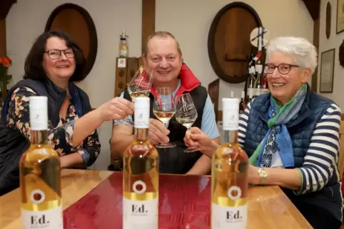 Erfolg in dritter Generation: Bettina und Jürgen Heiner mit Mutter Hildegard Heiner. 