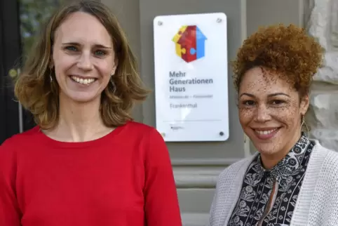 Die Koordinatorinnen Kerstin Görlitz (links) und Tyshea Washington wollen die Angebote bei Sprachkursen ausweiten. 