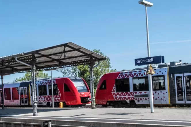 Von Grünstadt gibt es künftig halbstündlich Züge nach Frankenthal, nach Bad Dürkheim und Neustadt muss dagegen meist umgestiegen
