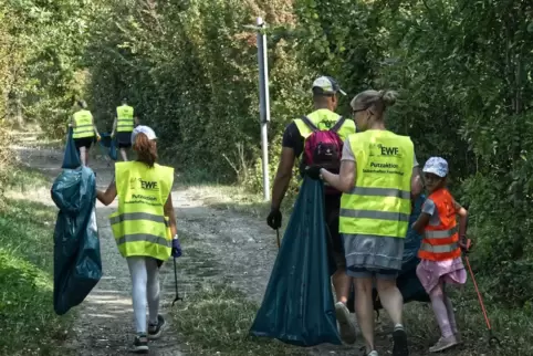 Rund 2700 Personen haben bei der Aktion mitgemacht und die Gemarkung von 2,5 Tonnen Müll befreit. 