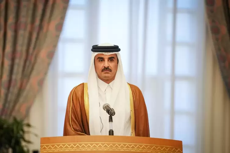 Tamim bin Hamad Al Thani, der Emir von Katar. 