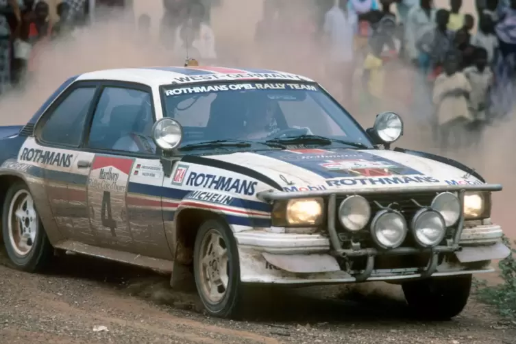 Walter Röhrl am Steuer von „Django“ bei der Rallye Elfenbeinküste 1982. Das Auto ist noch bis 16. April im Speyerer Technik-Muse