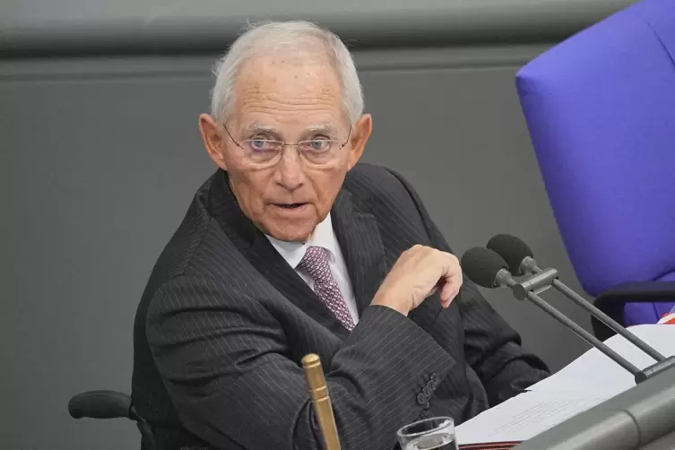 Seit 50 Jahren im Bundestag: Wolfgang Schäuble. 
